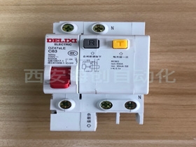 DZ47sLE 1P+N C 63A 漏电保护断路器