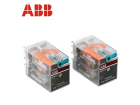 ABB小型继电器 CR-M024DC2L DC24V 8脚 中间继电器