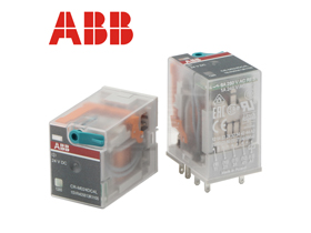 ABB小型继电器 CR-M024DC4L DC24V 14脚 中间继电器